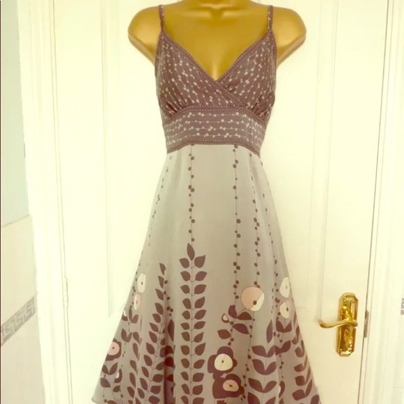 ted baker silk dress